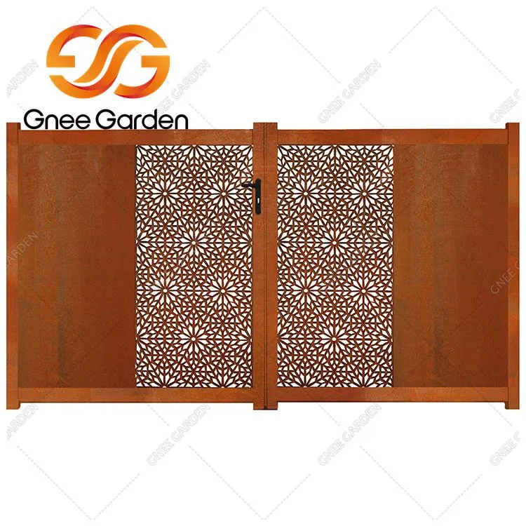 Corten Steel Garden Rooj vag