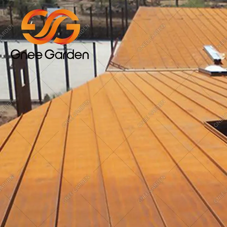 Corten Steel Tsev Roofing