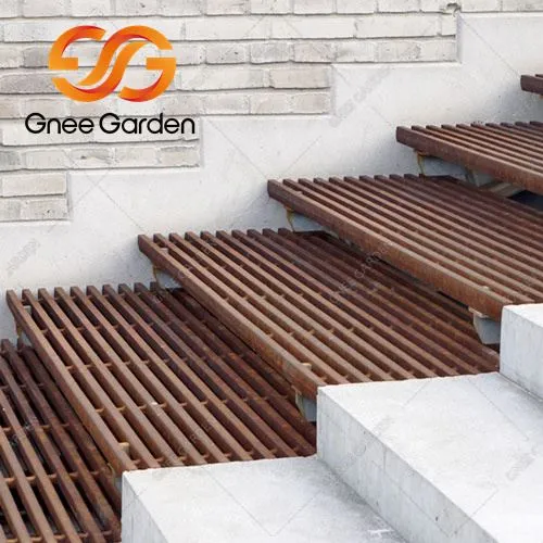 Corten Steel Cov kauj ruam