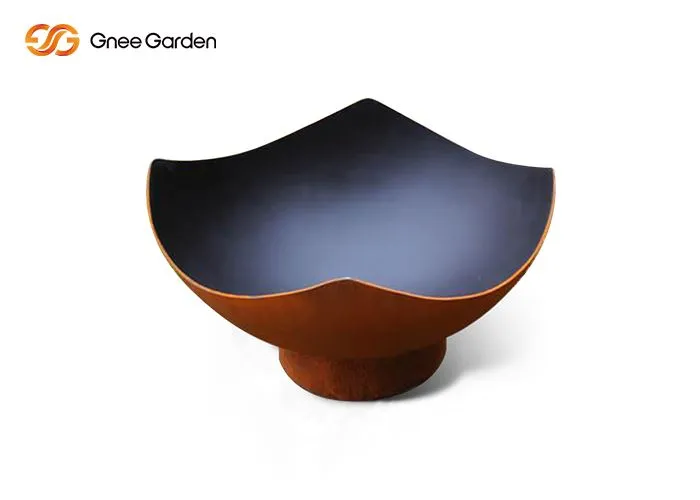 Corten Fire Bowls Sab Hauv Tsev