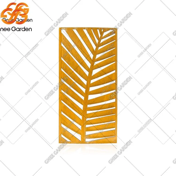 Corten Garden Screen Panels
