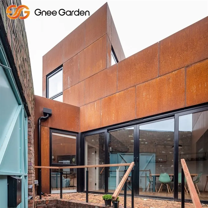 Corten Hlau Panels Tsawg Txij Nkawm Style