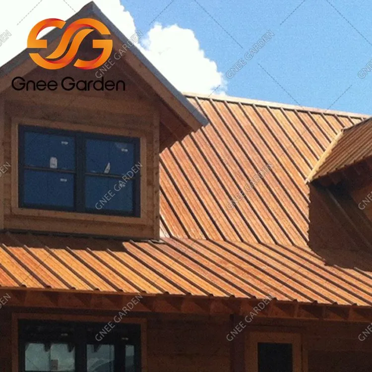 Corten Standing Seam Panels