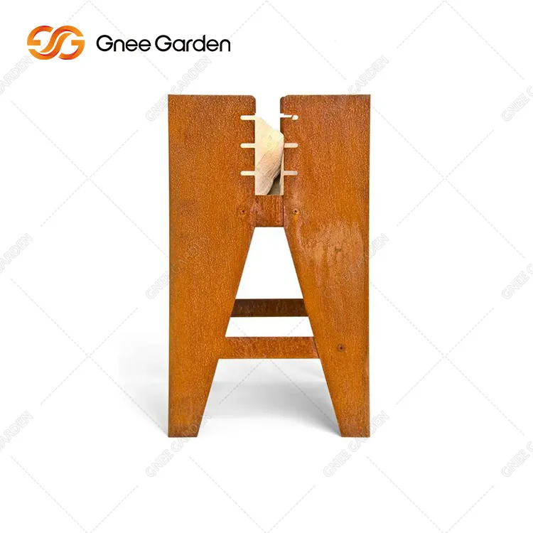 Corten Steel Barbecue Grill BBQs