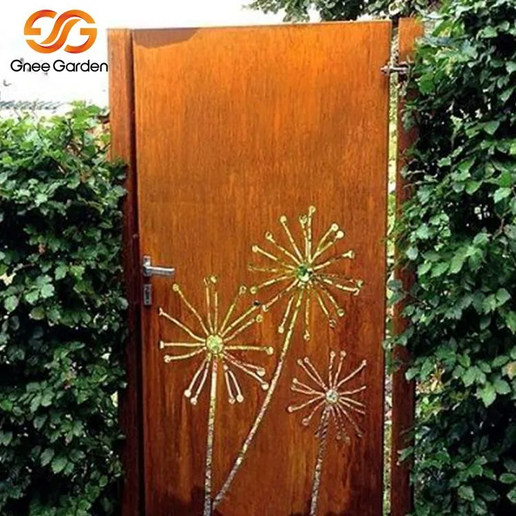 Corten Steel Garden Screens