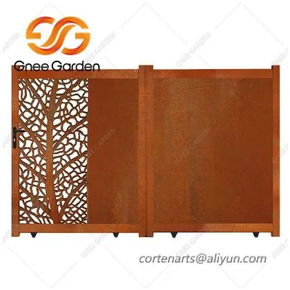 Corten Steel Grating Rooj vag