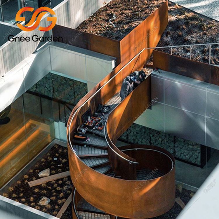 Corten Steel Sab nraum zoov Rust Landscape Edging