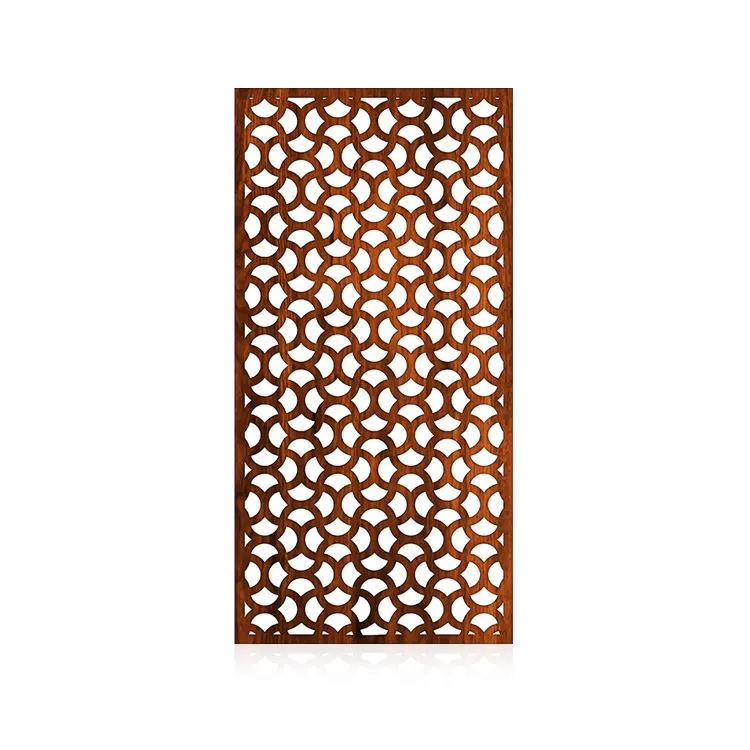 Corten Steel Privacy Screen Decorative laj kab