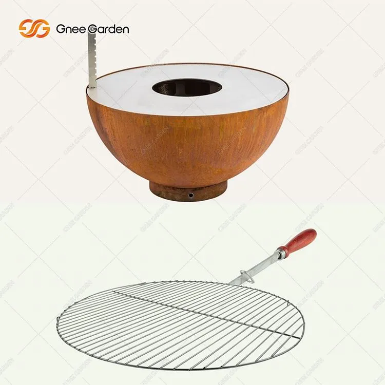 Corten Steel Hloov Hluav Tawsal BBQ Hniav Nyiaj Hniav Kub