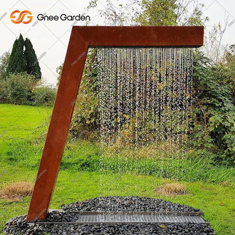 Corten Dej feature nrog cascading dej tsaws tsag dej tsaws tsag