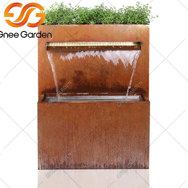 Corten Waterfall Fountain
