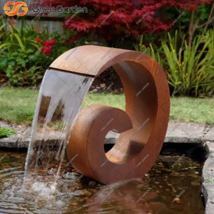 Hniav Corten Steel Dej Feature Rau Hauv Poordard