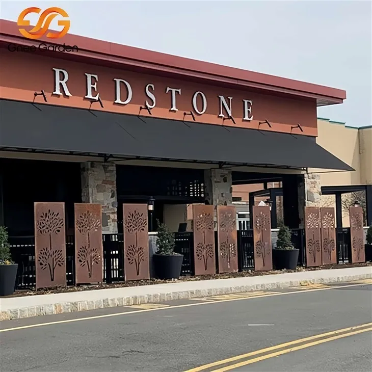 Garden Laser - Txiav hlau corten ntxaij