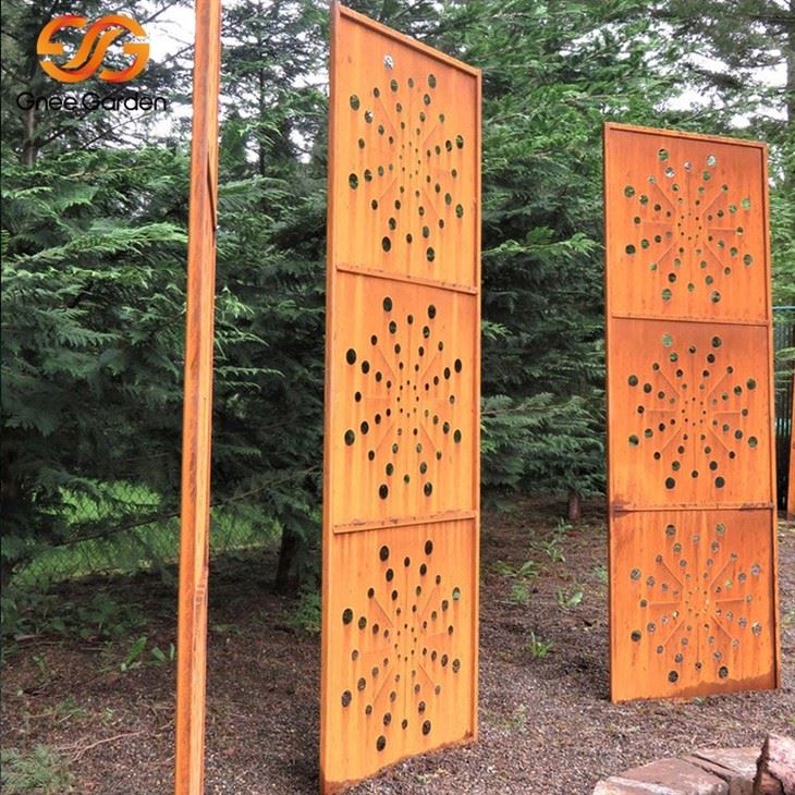 Laser Cut Corten Steel Decorative Panels1