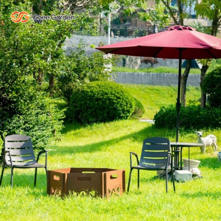 Niaj hnub nimno sab nraum zoov corten steel pov tseg