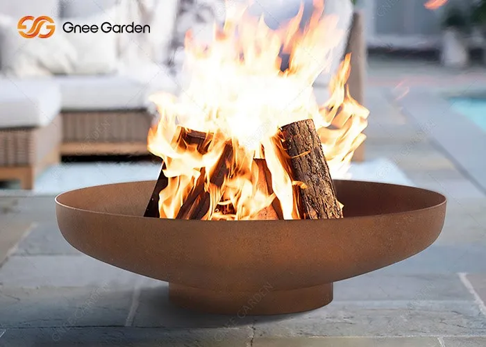 Corten Steel fire pit outdoor Corten Steel fire pit outdoor