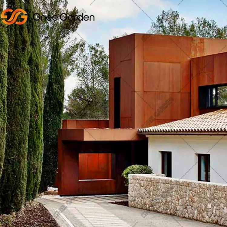 Kab hlau txawv sab nraum zoov Niaj hnub nim phab ntsa