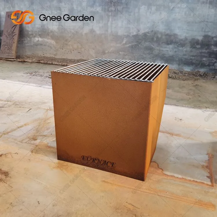 Sab nraum zoov Ntoo Hlawv Corten Steel Hluav Taws Kub Qhov