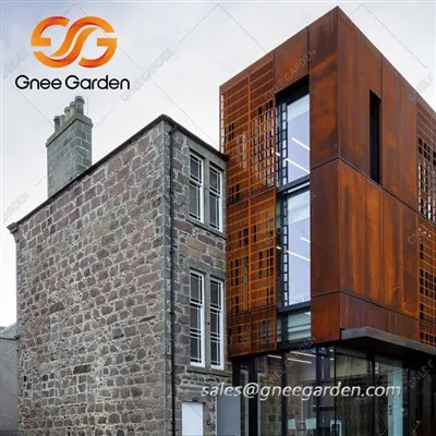Corten Steel Facade Panels