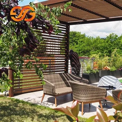 Corten Steel Tsev Collection Garden Gazebo